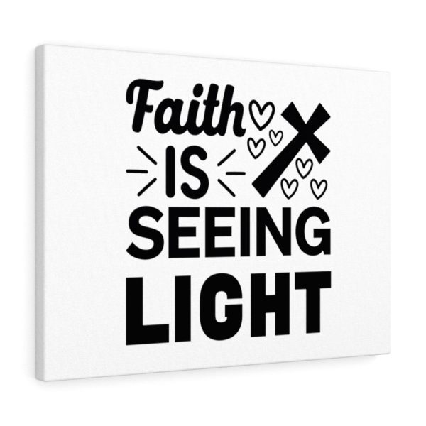 Scripture Canvas Faith Is Seeing Light Christian Wall Art Bible Verse Meaningful Framed Prints, Canvas Paintings - Image 4