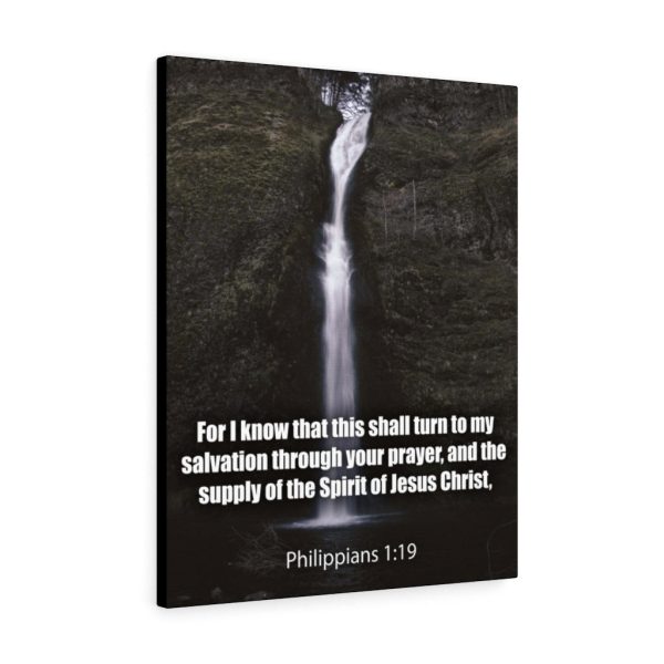 Bible Verse Canvas Spirit of Jesus Christ Philippians 1:19 Christian Scripture Art - Image 3