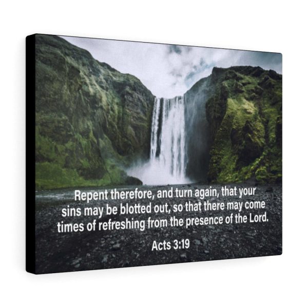 Bible Verse Canvas The Presence of The Lord Acts 3:19 Christian Framed Prints, Canvas Paintings