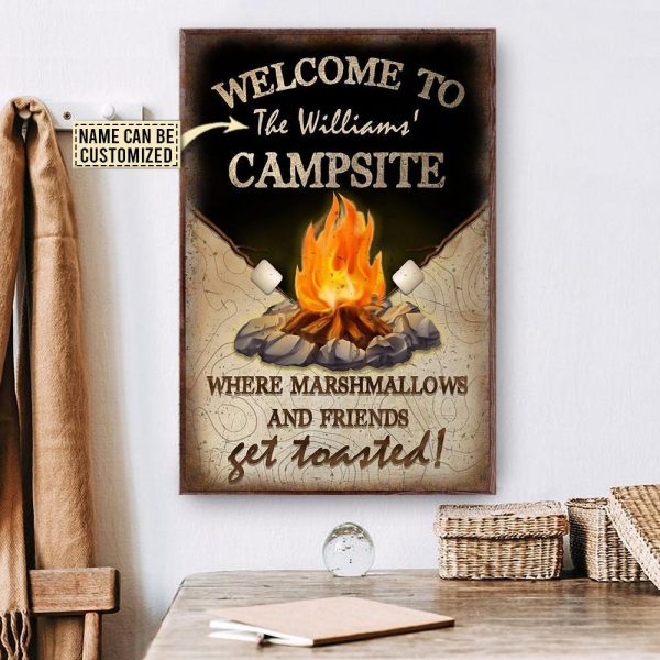 Personalized Canvas Painting Frames Camping Get Toasted Gift Framed Prints, Canvas Paintings - Image 2