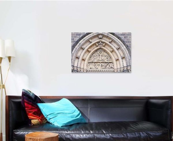 Main Entrance Door Last Supper Portal Last Supper Christian Premium Multi Canvas Prints, Multi Piece Panel Canvas Luxury Gallery Wall Fine Art Print - Image 3