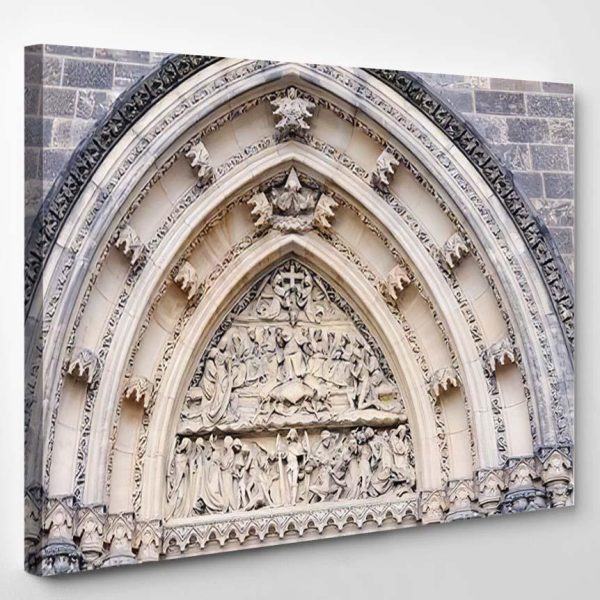 Main Entrance Door Last Supper Portal Last Supper Christian Premium Multi Canvas Prints, Multi Piece Panel Canvas Luxury Gallery Wall Fine Art Print