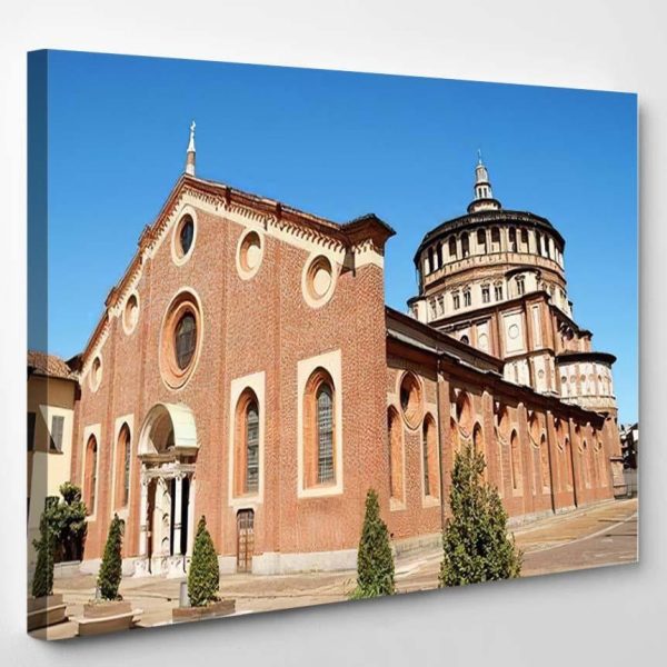 Dominican Convent Church Santa Maria Delle Last Supper Christian Premium Multi Canvas Prints, Multi Piece Panel Canvas Luxury Gallery Wall Fine Art Print