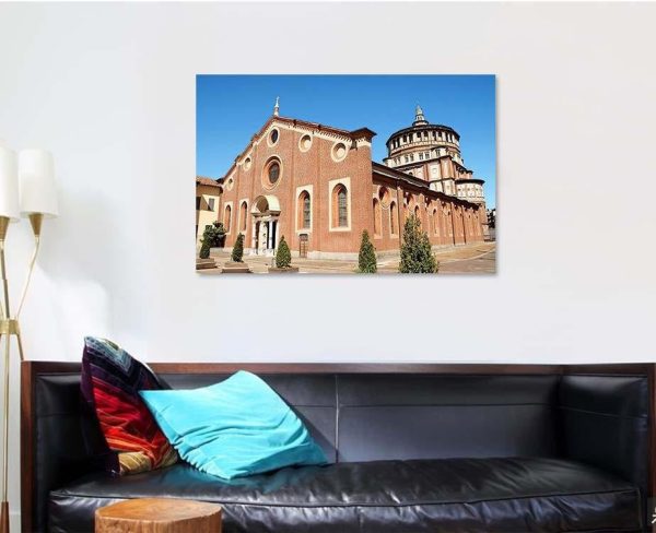 Dominican Convent Church Santa Maria Delle Last Supper Christian Premium Multi Canvas Prints, Multi Piece Panel Canvas Luxury Gallery Wall Fine Art Print - Image 4