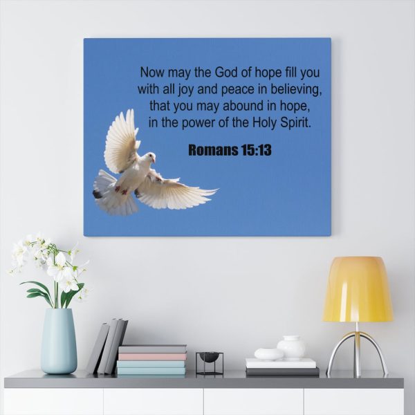 Scripture Canvas God of Hope Romans 15:13 Christian Meaningful Framed Prints, Canvas Paintings - Image 7