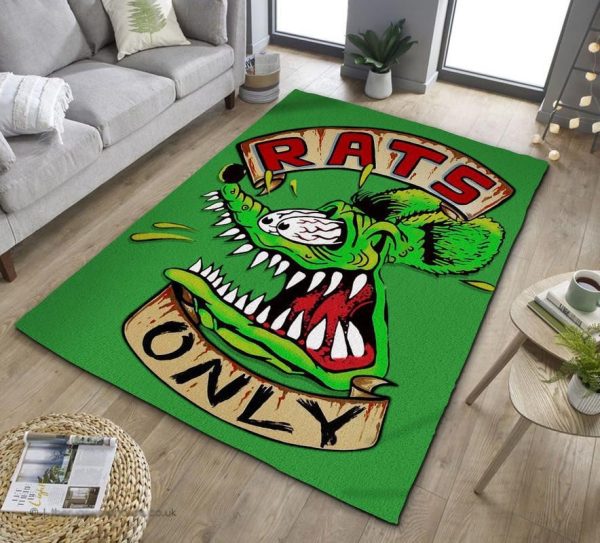 Rat Fink Rat Only Area Rug Carpet - Image 3