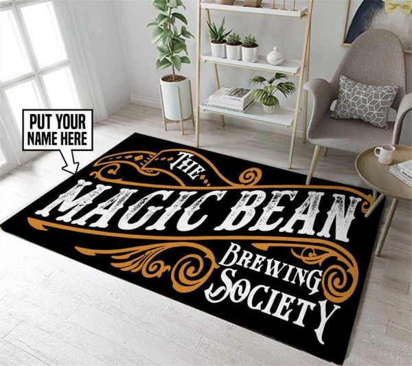 Personalized Brewing Society Area Rug Carpet