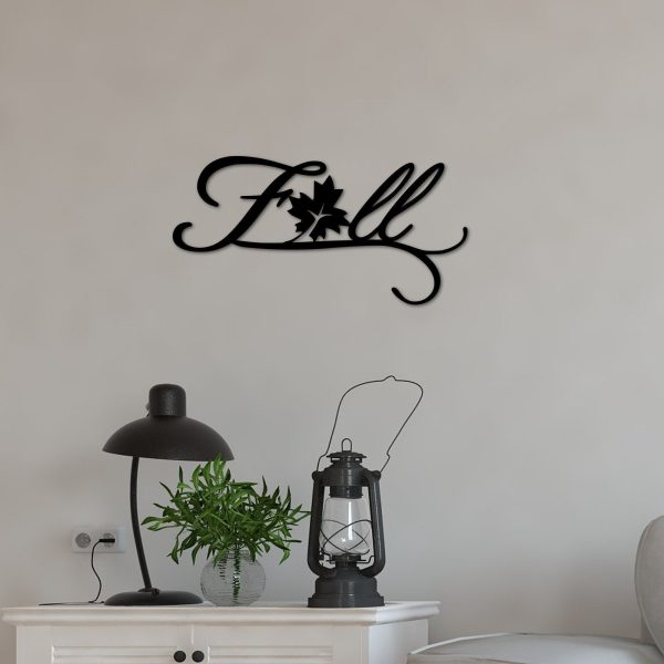 Metal Fall Sign Fall Kitchen Decor Entryway Sign Metal Fall Signs Leav