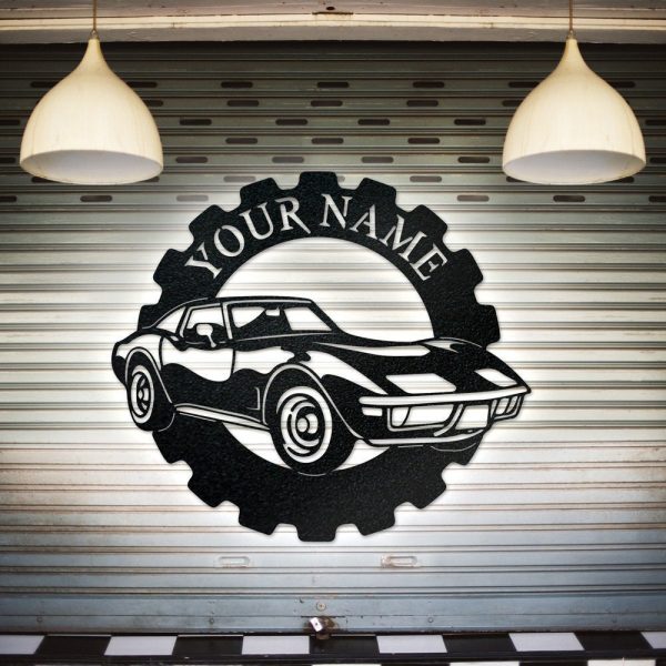 Corvette Classic Car Collection Metal Sign Great Father's Day Gift Ide