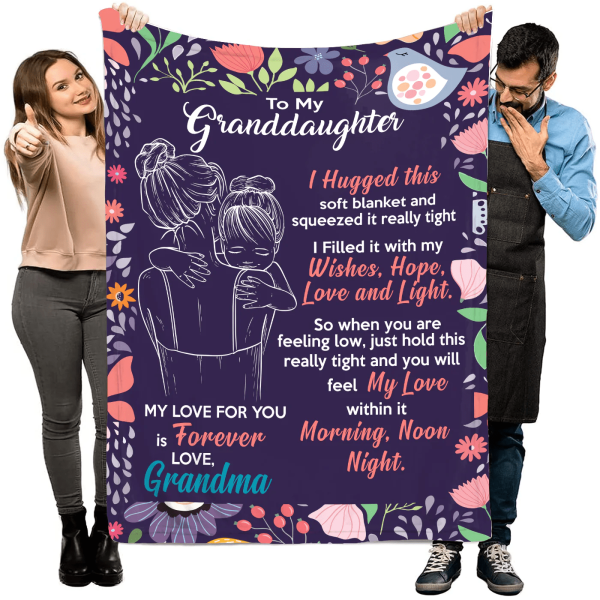 Personalized Blanket - To My Granddaughter Blanket From Grandma - Chri - Image 2