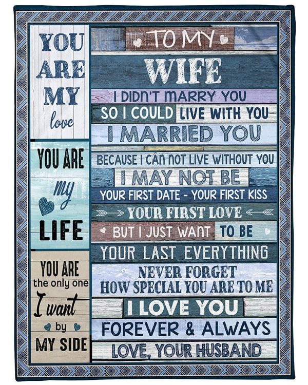 You Are My Love My Life My World Fleece Blanket For Wife Fleece Blanke