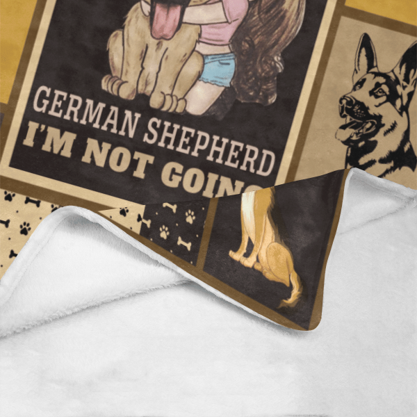 If I Can't Bring My German Shepherd Dog Fleece Blanket - Image 6