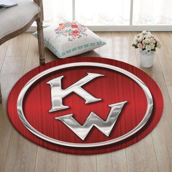 Kenworth Living Room Round Mat Circle Rug Kenworth Truck