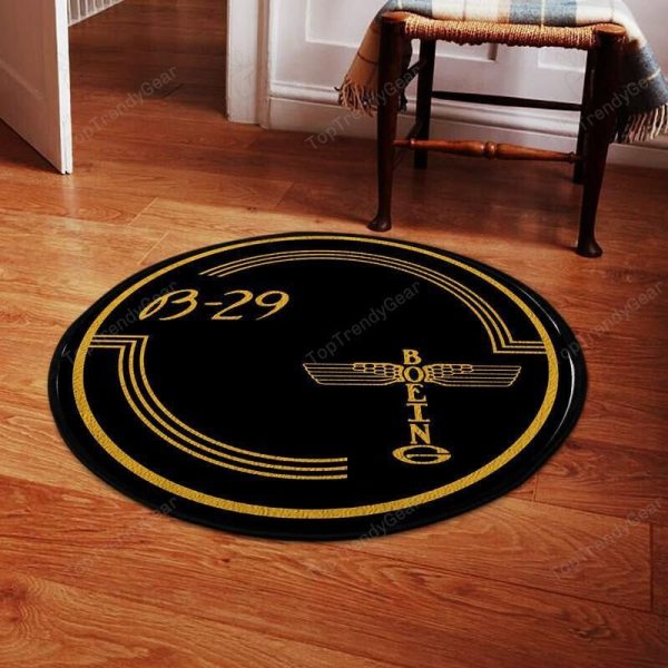 Boeing B29 Living Room Round Mat Circle Rug - Image 2