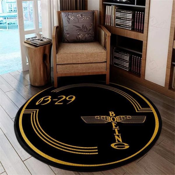 Boeing B29 Living Room Round Mat Circle Rug