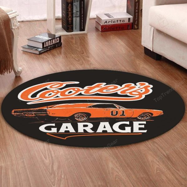 Doh Round Mat General Lee The Dukes Of Hazzard Good Ole Boy Dodge Charger Round Floor Mat Room Rugs Carpet Outdoor Rug Washable Rugs - Image 2