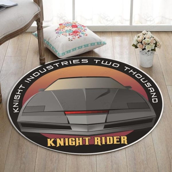 Krider Round Mat Knight Rider Kitt Trans Am Round Floor Mat Room Rugs Carpet Outdoor Rug Washable Rugs