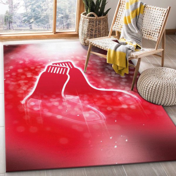 Boston Red Sox Nfl Home Area Rugs For Living Room Rectangle Rug Bedroom Rugs Carpet Flooring Gift RS135118|Rosabella Print