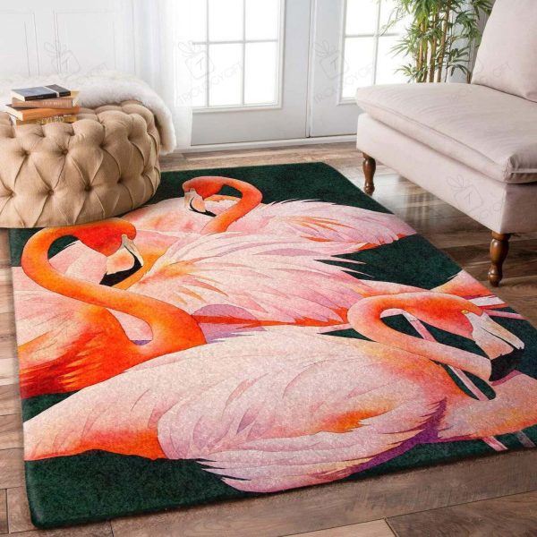 Flamingo Rectangle Rug Decor Area Rugs For Living Room Bedroom Kitchen Rugs Home Carpet Flooring Rs013643 Print