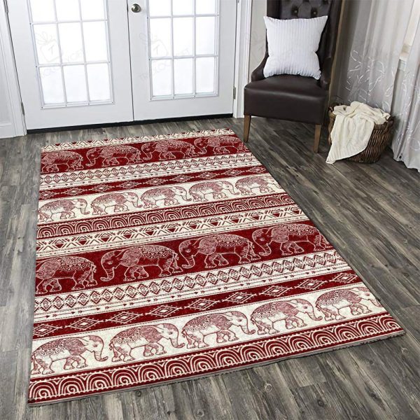 Elephant Rectangle Rug Decor Area Rugs For Living Room Bedroom Kitchen Rugs Home Carpet Flooring Rs013097 Print