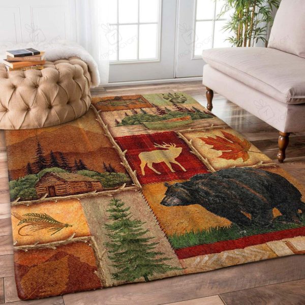 Hunting Nx78832 Rectangle Rug Decor Area Rugs For Living Room Bedroom Kitchen Rugs Home Carpet Flooring Rs016399 Print