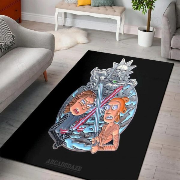 Rick And Morty Cartoon Movies Rectangle Area Rugs Carpet For Living Room, Bedroom, Kitchen Rugs, Non-Slip Carpet Rp124581 Print