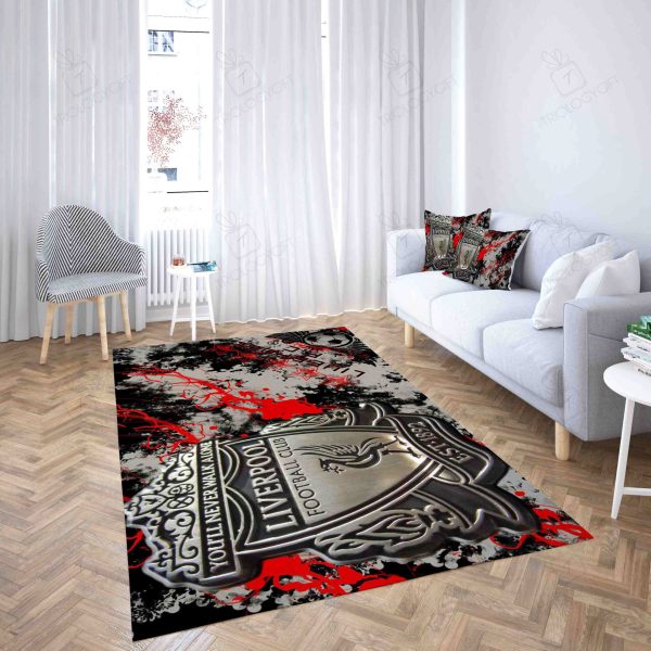 Liverpool Football Club Special Pattern Rectangle Area Rugs Carpet For Living Room, Bedroom, Kitchen Rugs, Non-Slip Carpet Rp121193 Print