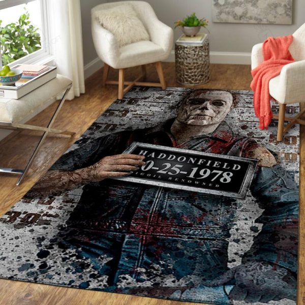 Michael Myers Rectangle Area Rugs Carpet For Living Room, Bedroom, Kitchen Rugs, Non-Slip Carpet Rp122173 Print