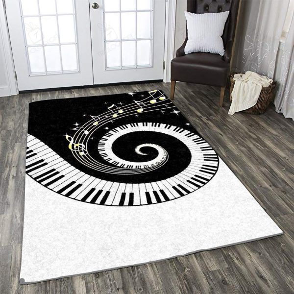 Music Rectangle Area Rugs Carpet For Living Room, Bedroom, Kitchen Rugs, Non-Slip Carpet Rp122713 Print